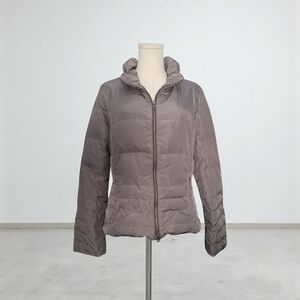 Halogen Down Puffer Jacket Womens Size Large - Taupe